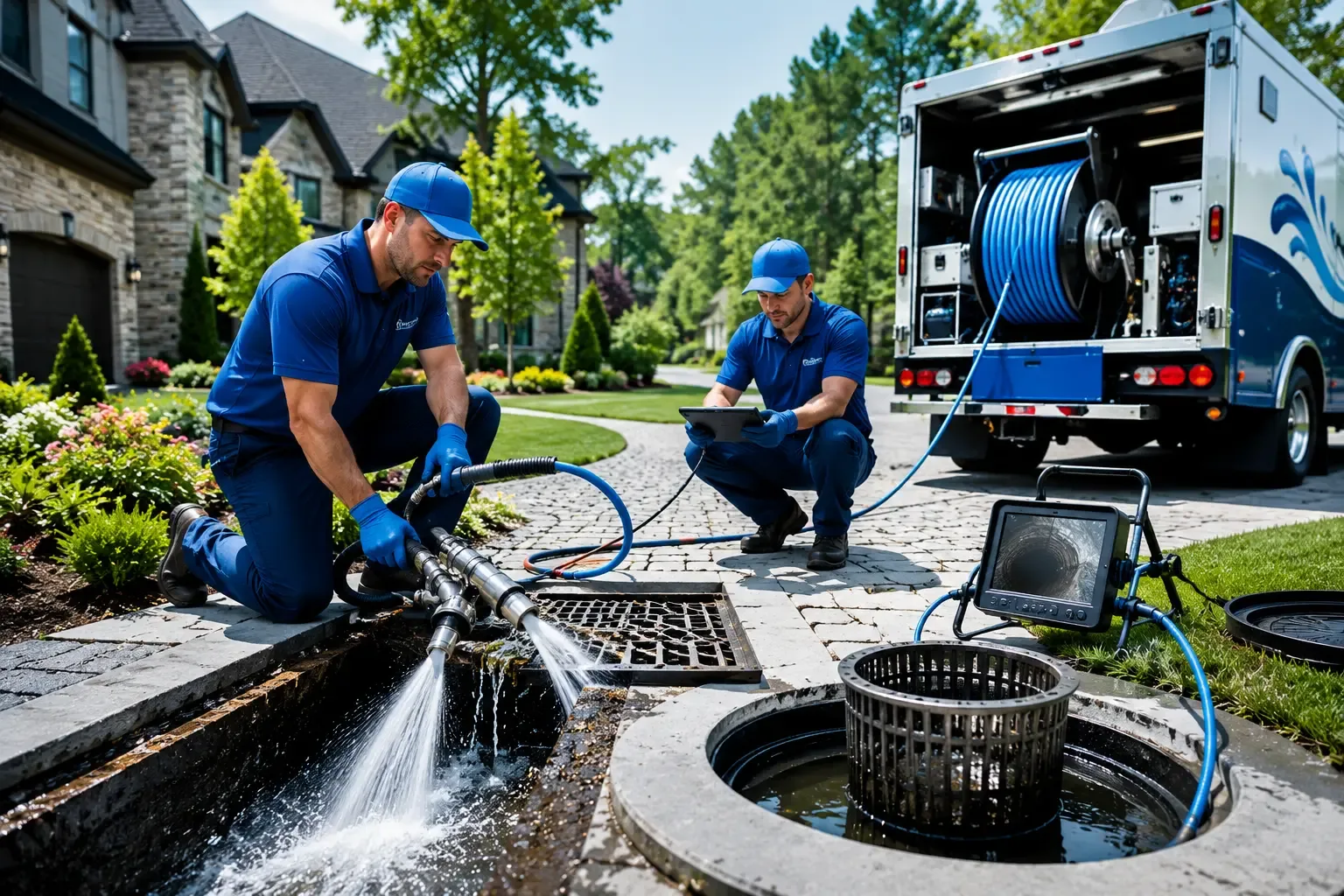 Local outdoor drain cleaning professionals in Stoughton, MA
